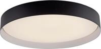 LED Deckenleuchte "TAVOLI", schwarz, 1, &Oslash; 49cm H: 7,3cm, 1 Stk., SCH&Ouml;NER