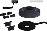 PAULMANN H&auml;ngeleuchte "ULine Gurt Belt Basisset 10m max. 150W Schwarz", schwarz, &Oslash;