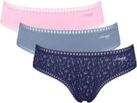 sloggi Hipster "GO Crush" 3er Pack, mit Spitzendetails, Multipack