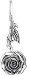 Kettenanh&auml;nger THOMAS SABO "Anh&auml;nger Midnight Rose", silber (silberfarben,