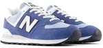 Sneaker NEW BALANCE "574", Damen, Gr. 37, reflection, Leder, Synthetik, Textil,