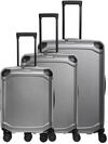 travelite Trolleyset "MILLENNIUM 3-teilig Reisekoffer Hartschale" aus leichtem