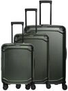 travelite Trolleyset "MILLENNIUM 3-teilig Reisekoffer Hartschale" aus leichtem