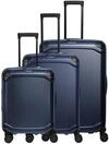 travelite Trolleyset "MILLENNIUM 3-teilig Reisekoffer Hartschale" aus leichtem