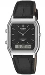 Chronograph CASIO VINTAGE, schwarz, silberfarben, Armbanduhren, Damen, Chronograph,