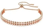 Armband SWAROVSKI "Schmuck Geschenk Matrix Tennis Armkette", rosa...