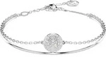 Armreif SWAROVSKI "Sublima Round" Gr. M, silber (metallfarben, kristallwei&szlig;,