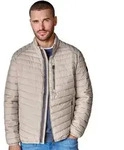 Steppjacke CASAMODA "CASAMODA Steppjacke uni", Herren, Gr. M, beige, 100% Polyester,