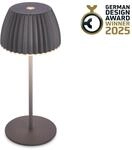 BRILONER LEUCHTEN LED Tischleuchte "Akku LED Tischleuchte", grau (anthrazit),