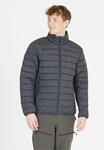 Steppjacke WHISTLER "Edge M CFT", Herren, Gr. 4XL, grau (dunkelgrau), 100% Polyester,