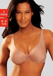 T-Shirt-BH NUANCE BY LASCANA, Damen, Gr. 75, Cup C, braun (nougat, wei&szlig;),