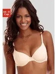 Schalen-BH LASCANA, Damen, Gr. 75, Cup B, beige (puder), Microtouch,...