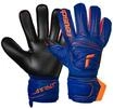 Torwarthandschuhe REUSCH "Attrakt Infinity Finger Support", Damen, Gr. 8, dunkelblau,