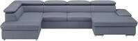 sit&more Wohnlandschaft "Valantine U-Form, B: 349 cm" mit Arm- &...