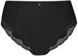 Slip SUSA "Damen Slip Capri", Damen, Gr. 38, Stoff, schwarz, Stoff, Obermaterial: 77%