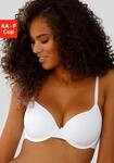 Schalen-BH LASCANA "Ela - perfect basic", Damen, Gr. 85, Cup AA, wei&szlig;, Microtouch,