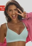 LASCANA Push-up-BH "COMFY BRA" ohne B&uuml;gel aus Baumwolle mit Struktur, bequemer BH