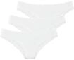 LASCANA Brasilslip 3er-Pack, aus elastischer Baumwolle mit zarter Spitze