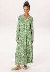 Aniston CASUAL Maxikleid mit gro&szlig;fl&auml;chigen, grafischen Bl&auml;ttern bedruckt