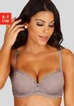 Schalen-BH LASCANA "Evita", Damen, Gr. 90, Cup B, beige (sand), Microtouch,