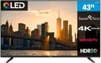 Smart Tech QLED-Fernseher "43QH02V" 108 cm/43 &Prime; Smart-TV