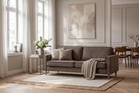 OTTO home 3-Sitzer "Pinto Skandi, 206 cm, Chenille, Struktur" mit Keder,