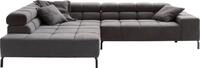 Home affaire Ecksofa "Ancona New, wahlweise motorische Sitztiefenverstellung,...