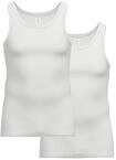 Unterhemd AMMANN "Unterhemd Doppelripp Unterhemden 2er Pack 2er Pack", Herren, Gr.