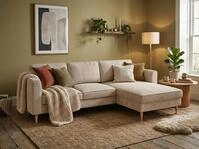 Home affaire "Booster, whlw. mit Schlaffunktion & Bettkasten, Fu&szlig; Buche...