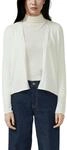 Cardigan S.OLIVER, Damen, Gr. 34, wei&szlig;, Feinstrick, Obermaterial: 50% Baumwolle, 50%