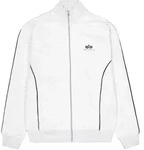 Umstandsjacke ALPHA INDUSTRIES "Track Suit SL Jacket", Damen, Gr. S, grau (pastel