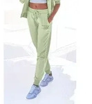 Jogginghose BUFFALO, Damen, Gr. 48/50, N-Gr, gr&uuml;n (jade), angeraute Sweatware,