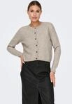 Strickjacke JDY "JDYCHLOE LIFE L/S CARDIGAN KNT NOOS", Damen, Gr. S, beige