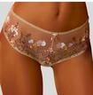 Stringpanty LASCANA "Maria", Damen, Gr. 44/46, braun (toffee, bunt), Mesh, Spitze,