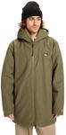 Regenjacke QUIKSILVER "Overcast 3K Parka", Herren, Gr. L, gr&uuml;n (grape leaf),