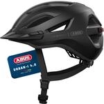 Fahrradhelm ABUS "URBAN-I 4.0" Gr. S, schwarz (schwarz (velvet schwarz)), Helme,