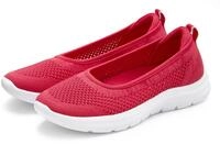 Sneaker Ballerinas LASCANA "Halbschuh, Slip-On-Sneaker", Damen, Gr. 42, pink,
