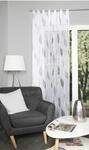 HOME WOHNIDEEN Gardine "PAOLO" Schlaufen 1 Stk. tlg. halbtransparent