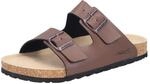 Rieker Pantolette Sommerschuh, Schlappen, Hausschuh, mit zwei Schnallenverschl&uuml;ssen