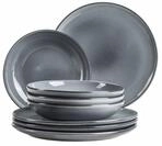 M&Auml;SER Tafelservice "LIVIO, aus Steinzeug" Teller Set, Geschirr-Set, Service