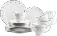 M&Auml;SER Kaffeeservice "Lova" mit dekorativem Punktmuster