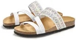 Pantolette LASCANA "Mule, Sandale, offener Schuh, Sommerschuh", Damen, Gr. 37, bunt