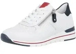 Keilsneaker REMONTE, Damen, Gr. 37, wei&szlig; (wei&szlig;, dunkelblau, rot), Leder,...