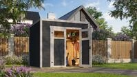 weka Gartenhaus "BATU 2, 28 mm, Flachdach" 28 mm starke Blockbohlen, in verschiedenen