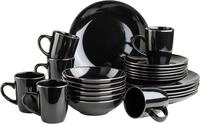 M&Auml;SER Kombiservice "Geschirr-Set, Service Metallic Rim" messingfarben schimernden