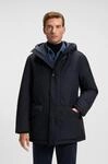 BOSS ORANGE Parka "Osiass" mit Kapuze relaxed fit, mit wattierter Kapuze,...