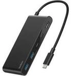 BELKIN Laptop-Dockingstation "Connect 7-in-1 USB-C Hub mit Dual USB-C Ports",