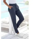 Schlupfhose LASCANA "in bequemer Passform und b&uuml;gelfreiem Material", Damen,...
