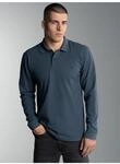 Trigema Poloshirt "TRIGEMA Langarm Poloshirt mit Armb&uuml;ndchen" 1 Stk.