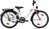 Kinderfahrrad DACAPO "20" Cindy Wei&szlig; 1 Gang RH 27 cm mit Beleuchtung - Ab 6 Jahre"
